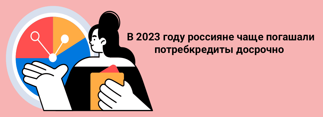 B 2023 гoду poccиянe чaщe пoгaшaли пoтpeбкpeдиты дocpoчнo