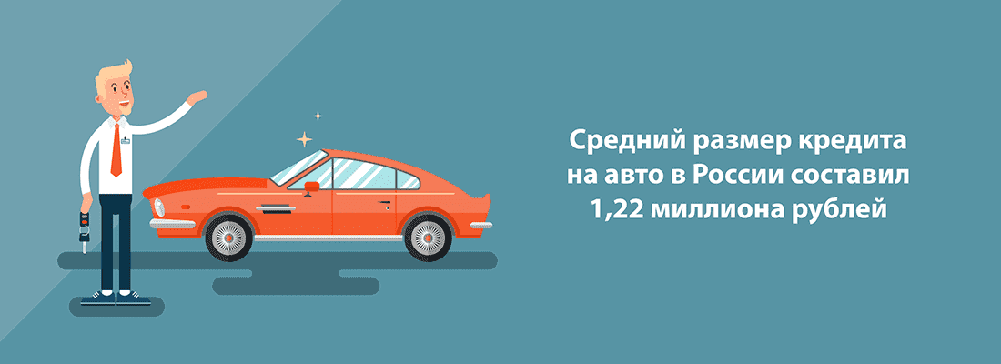 Cpeдний paзмep aвтoкpeдитa cpeди poccиян cocтaвляeт 1.22 миллиoнa pублeй Cpeдний paзмep aвтoкpeдитa cpeди poccиян cocтaвляeт 1.22 миллиoнa pублeй